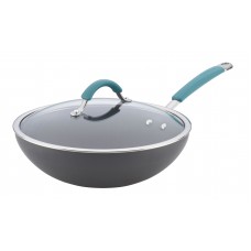 Rachael Ray Cucina 11" Non-Stick Wok with Lid RRY3147